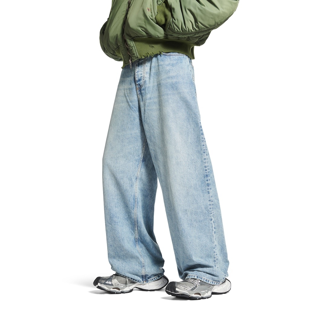 Baggy Pants  in Light Blue - 5