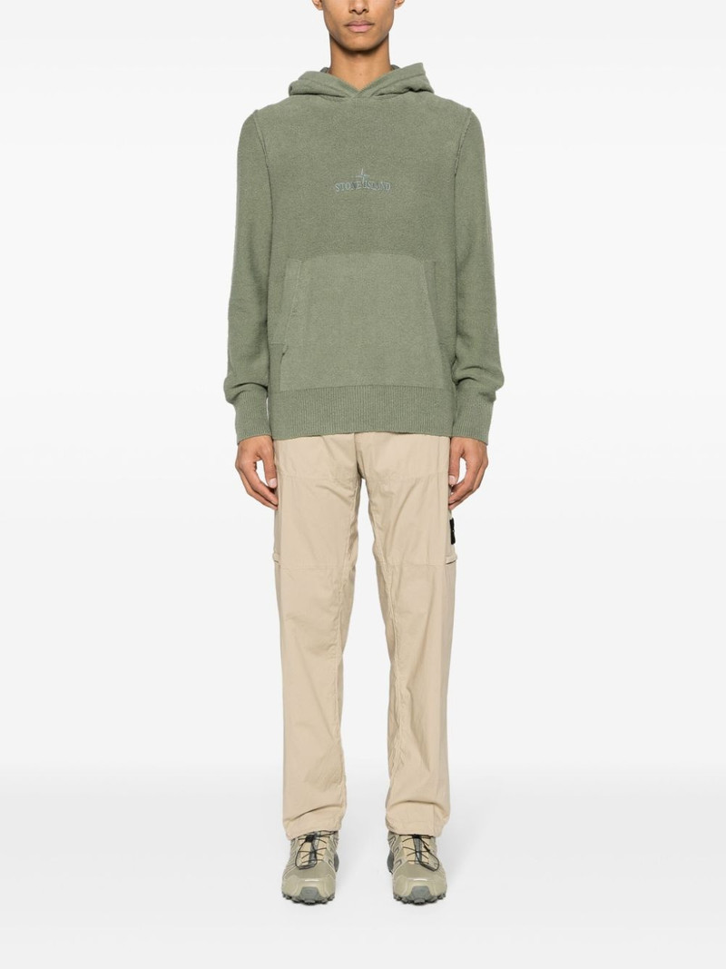 Stone Island Compass-badge tapered trousers outlook