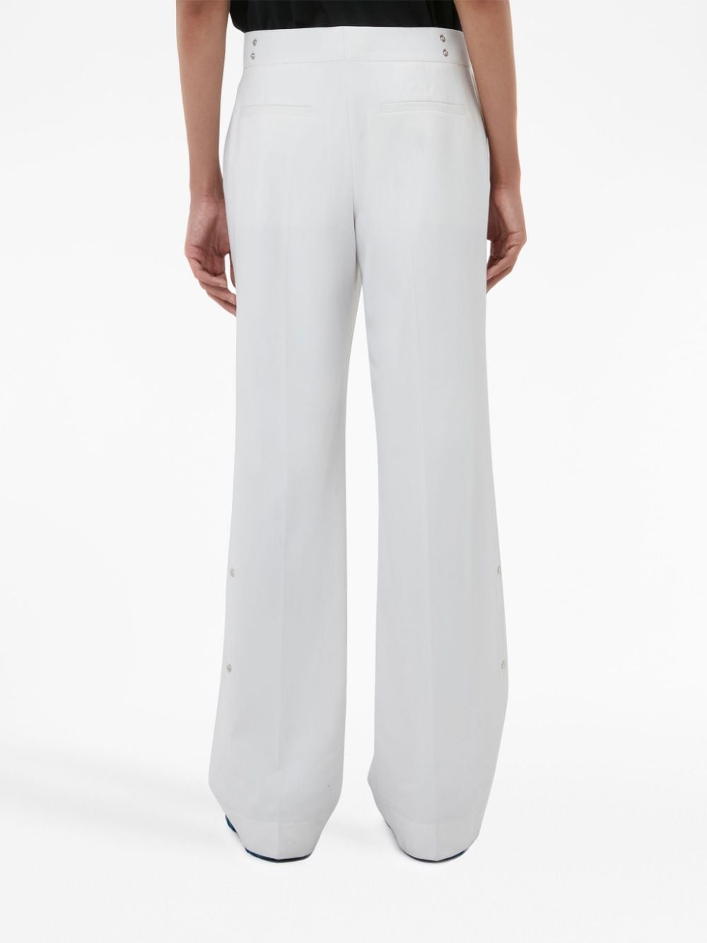 rivet-detailing straight-leg trousers - 4