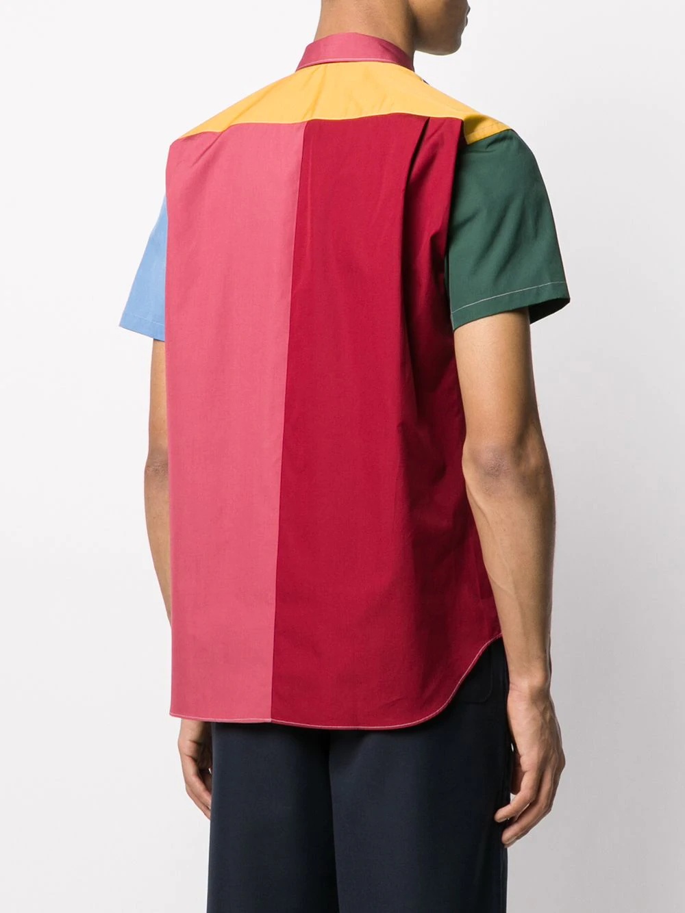 colour-block shirt - 4