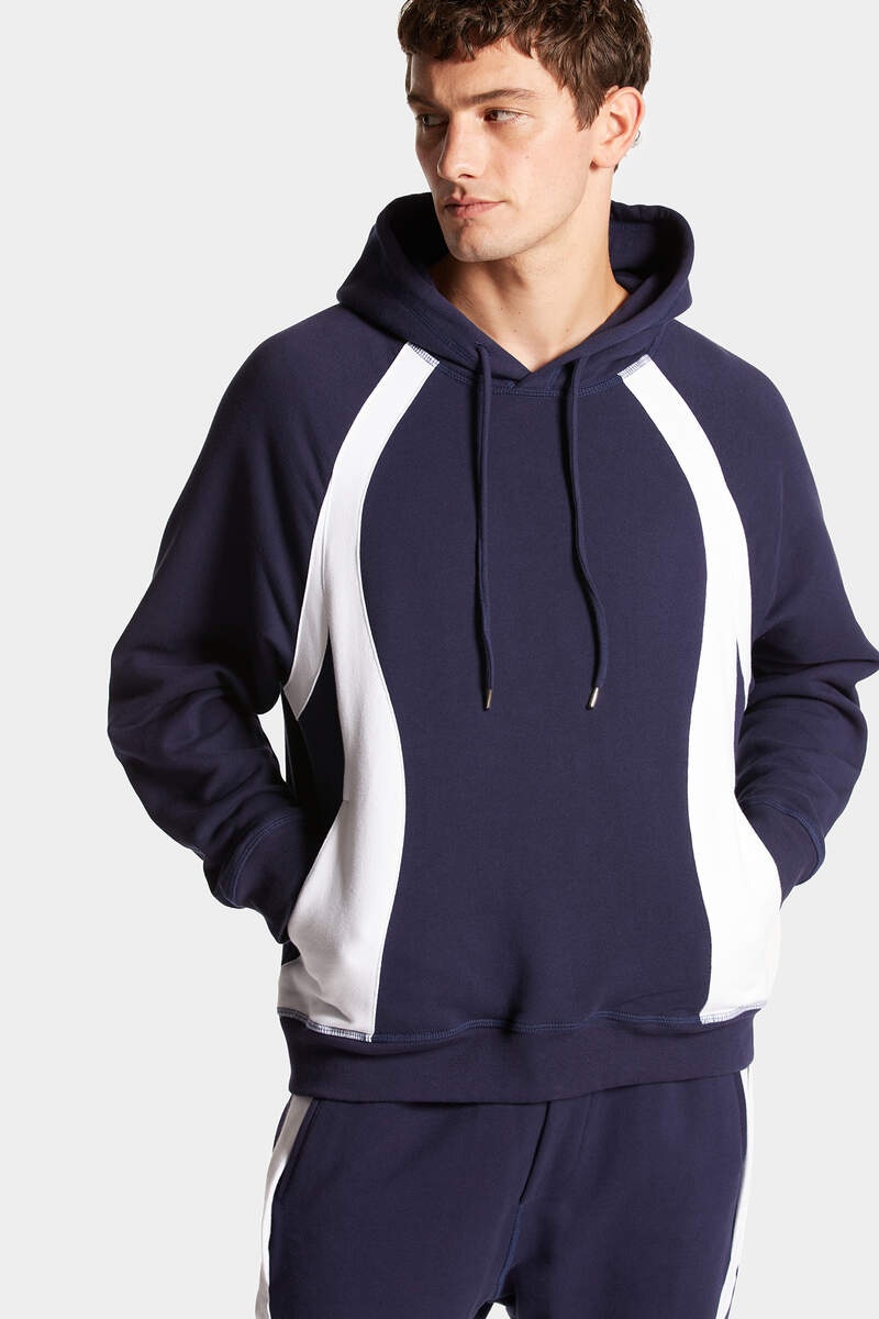 DSQUARED2 RELAXED FIT HOODIE SWEATSHIRT - 1