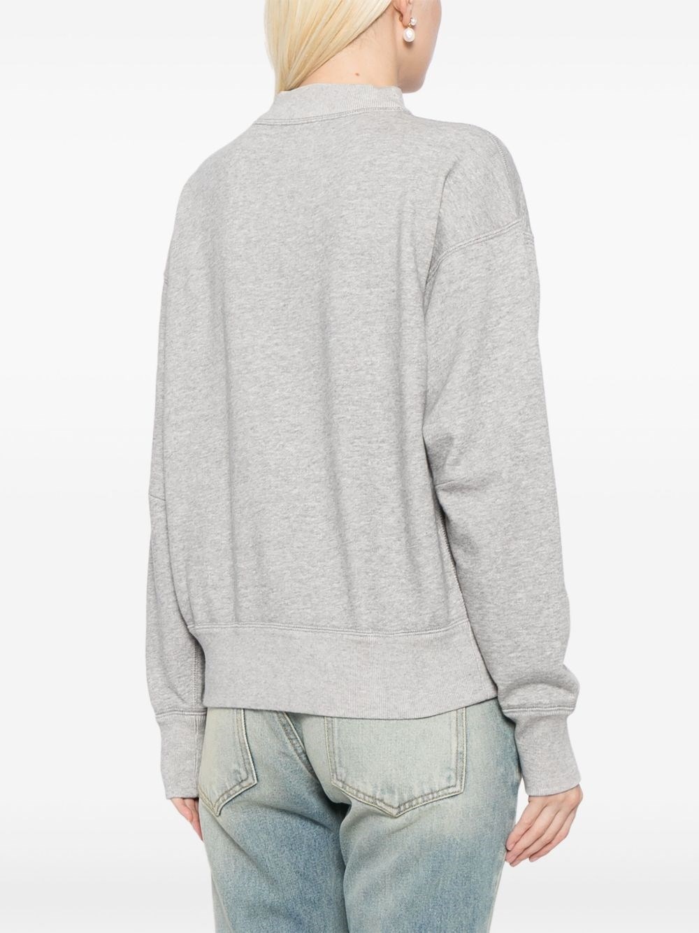 Moby logo cotton sweatshirt - 3