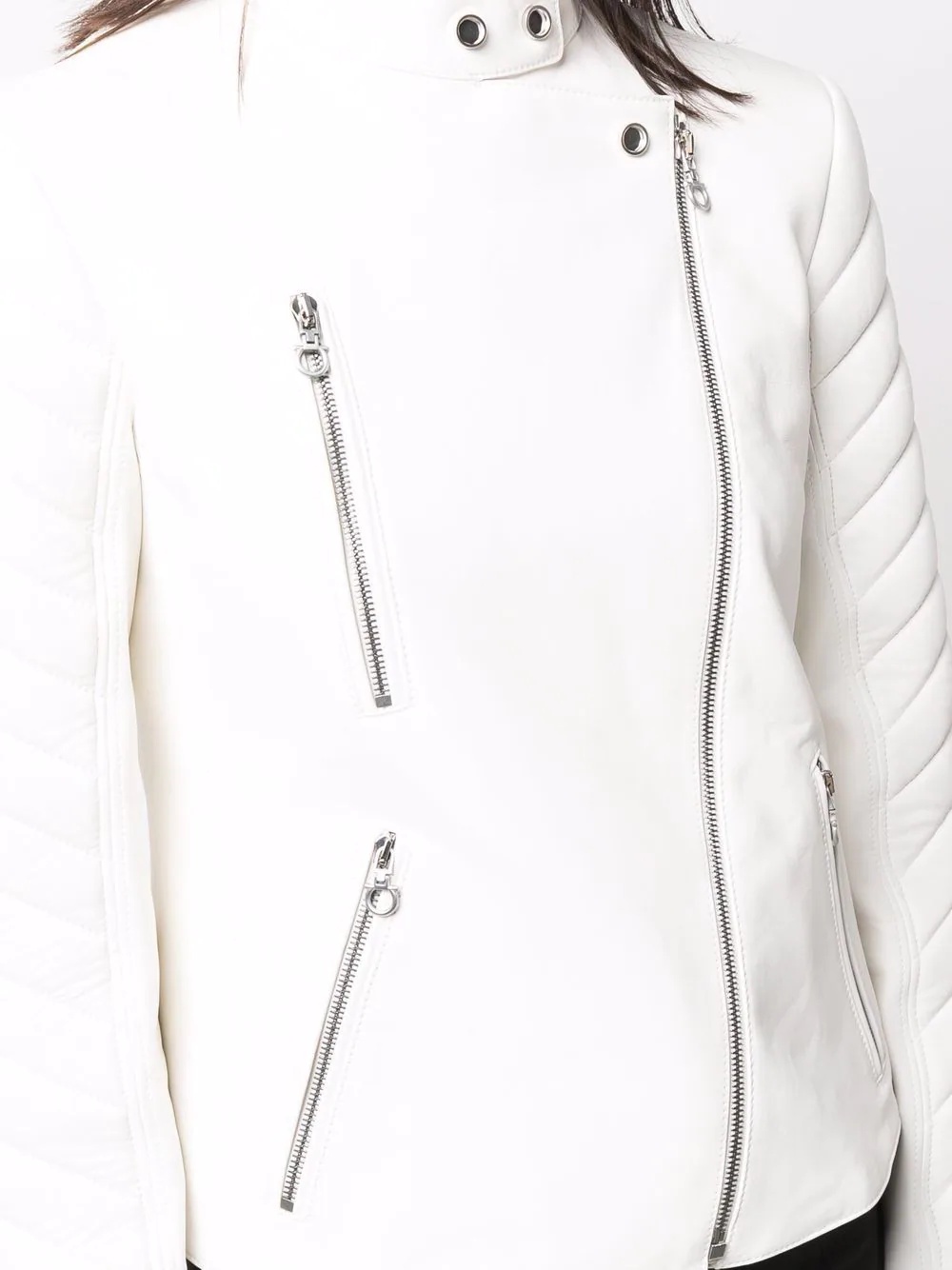biker leather jacket - 5