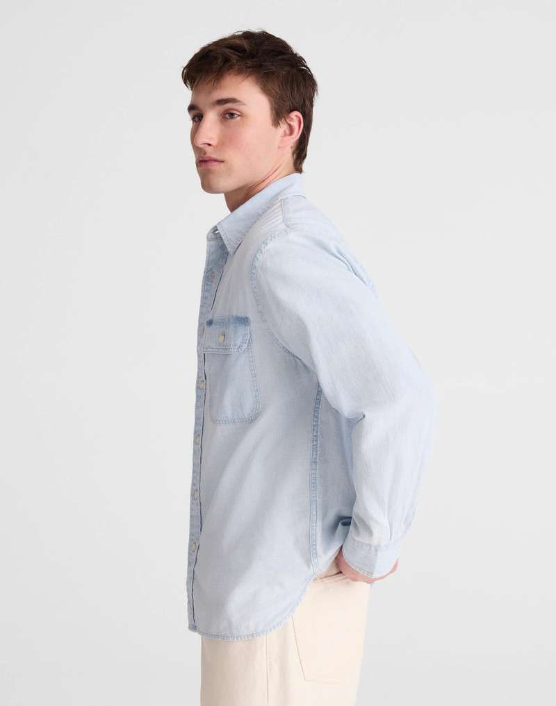 Work Shirt in Japanese Chambray 4