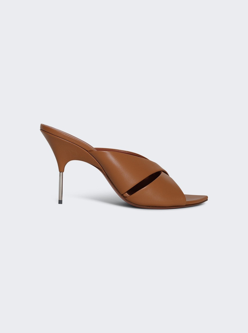 Samantha Slipper Sandal Latte Leather - 1
