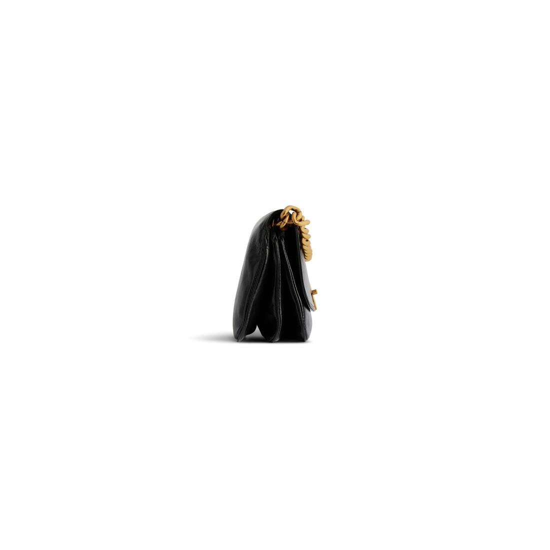 Women's Bb Soft Medium Flap Bag  in Black - 3