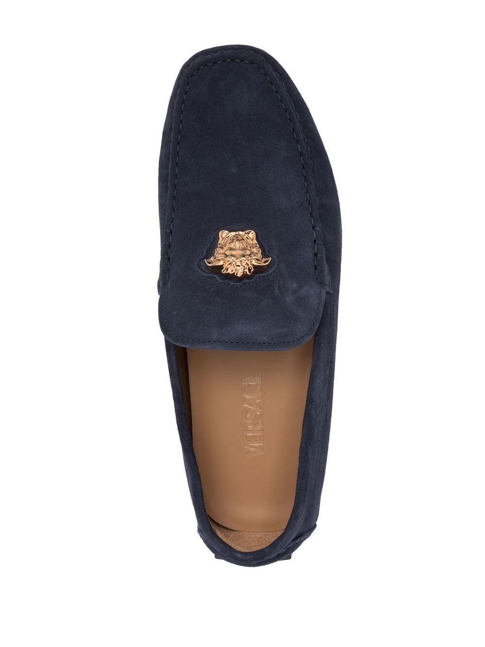 Medusa plaque loafers - 4