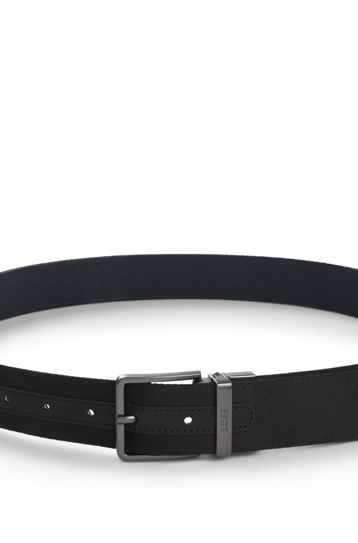 REVERSIBLE BELT WITH MONOGRAMMED ITALIAN LEATHER - 4