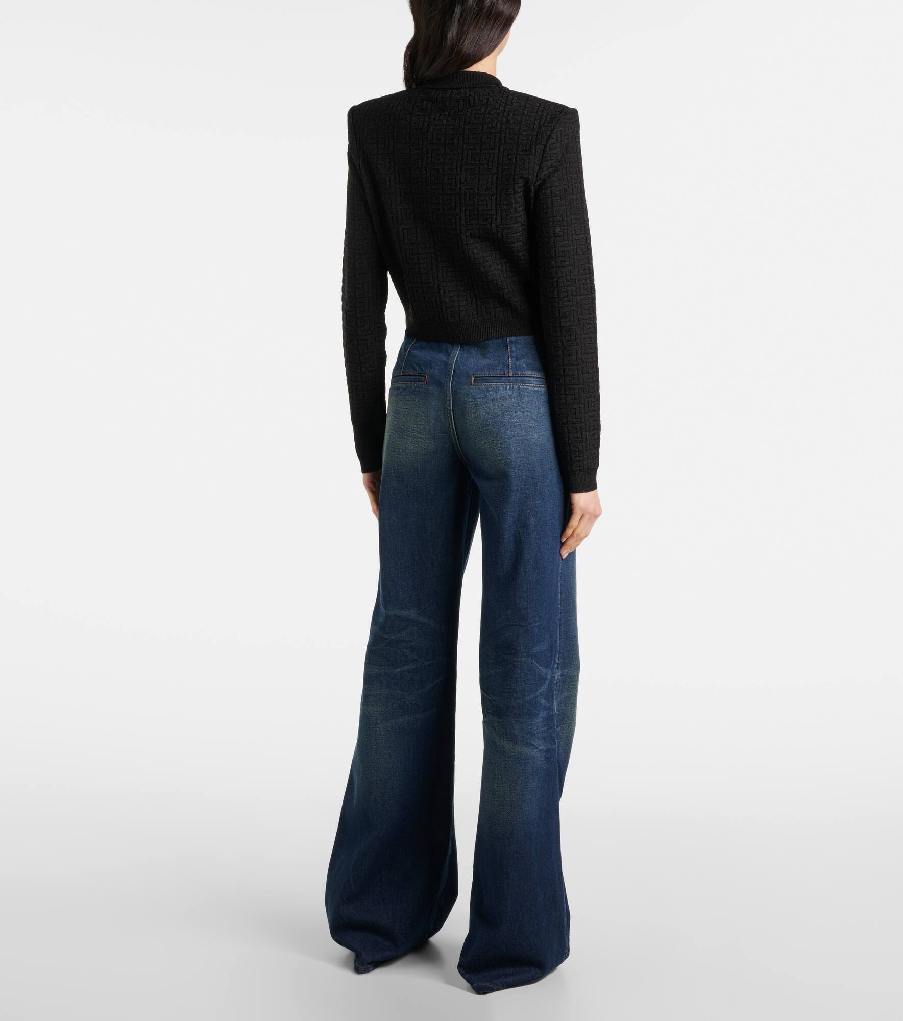 PB Labyrinth lamé cardigan - 3