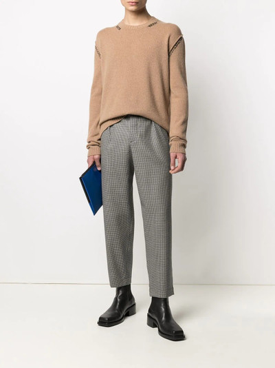 Marni embroidered cashmere-blend jumper outlook