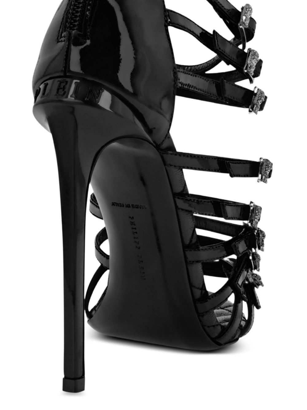 Skull leather sandals - 3