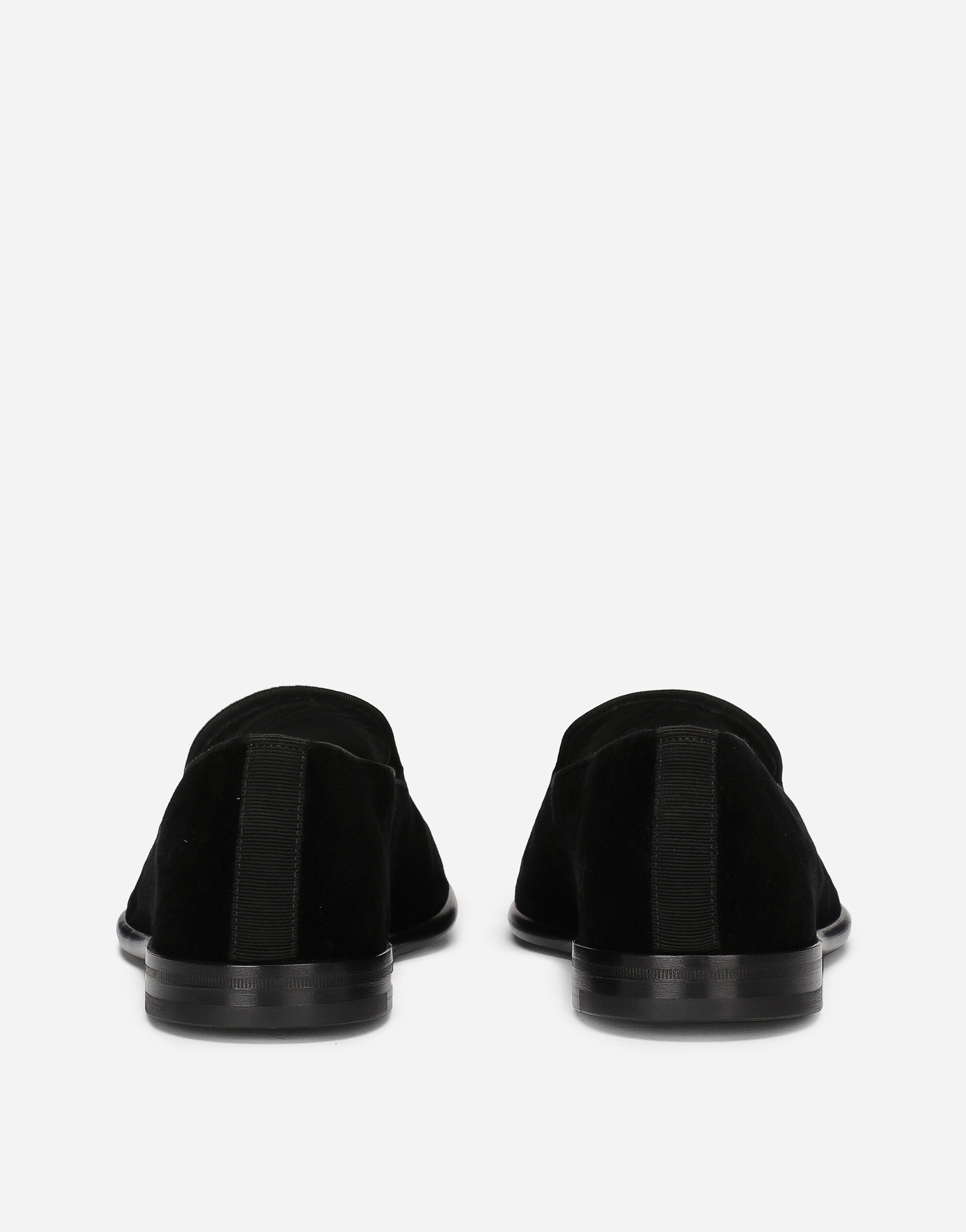 Velvet slippers with DG logo - 3