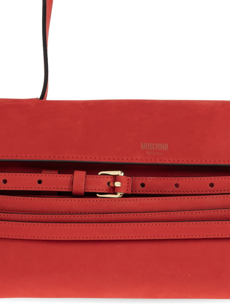 Tie Me buckle-strap tote bag 6