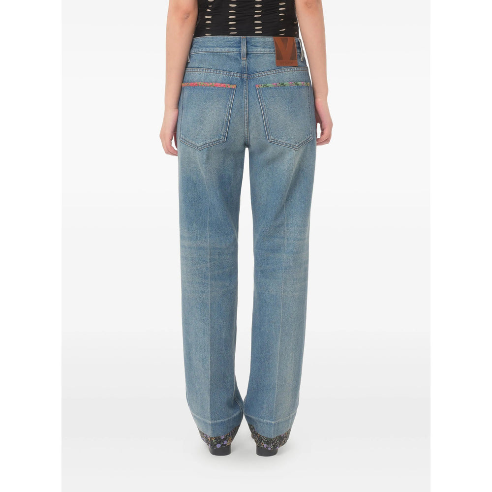 Valentino Blue Denim - Boyfriend Jeans Women - 2