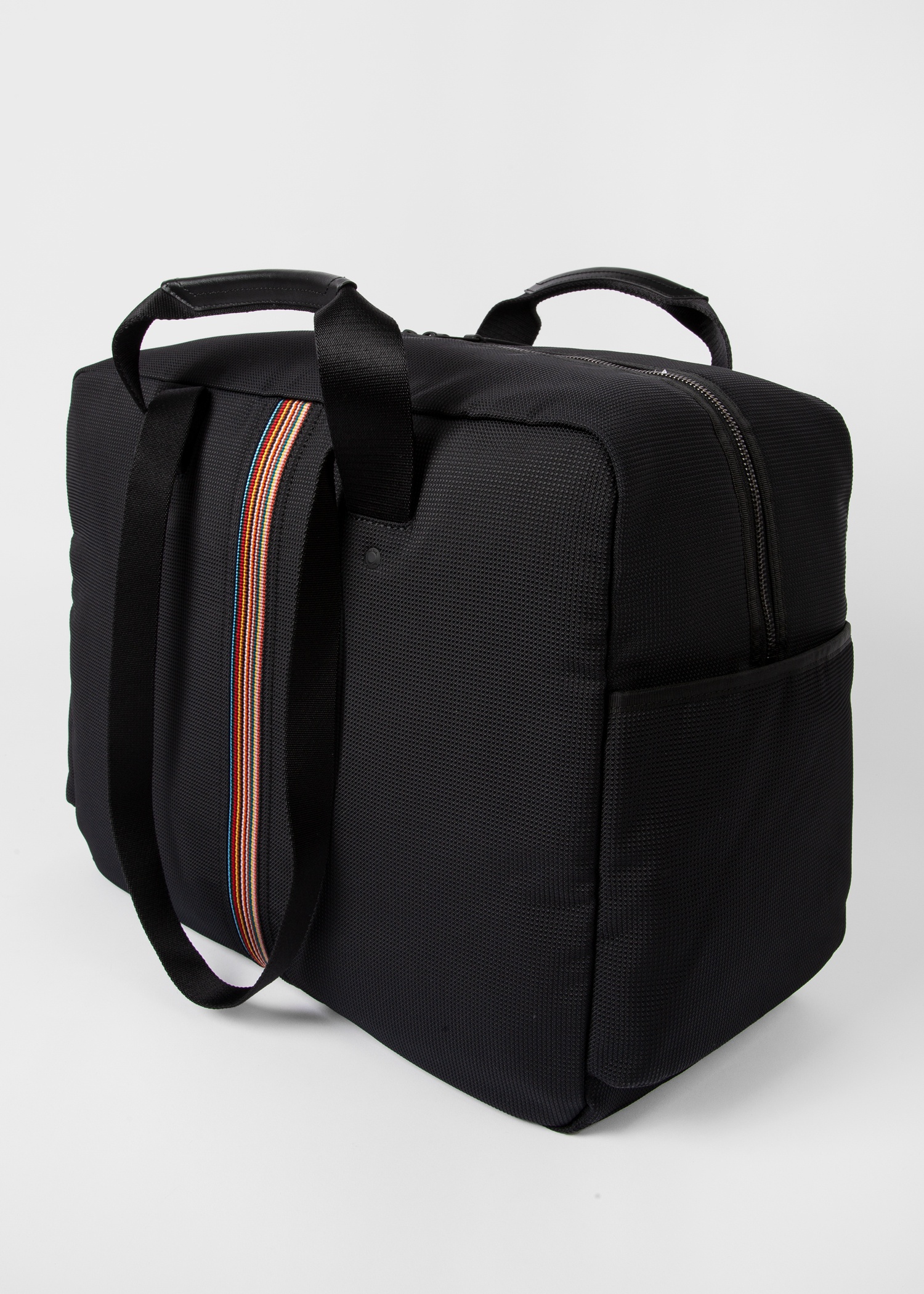 Black 'Signature Stripe' Holdall Bag - 2