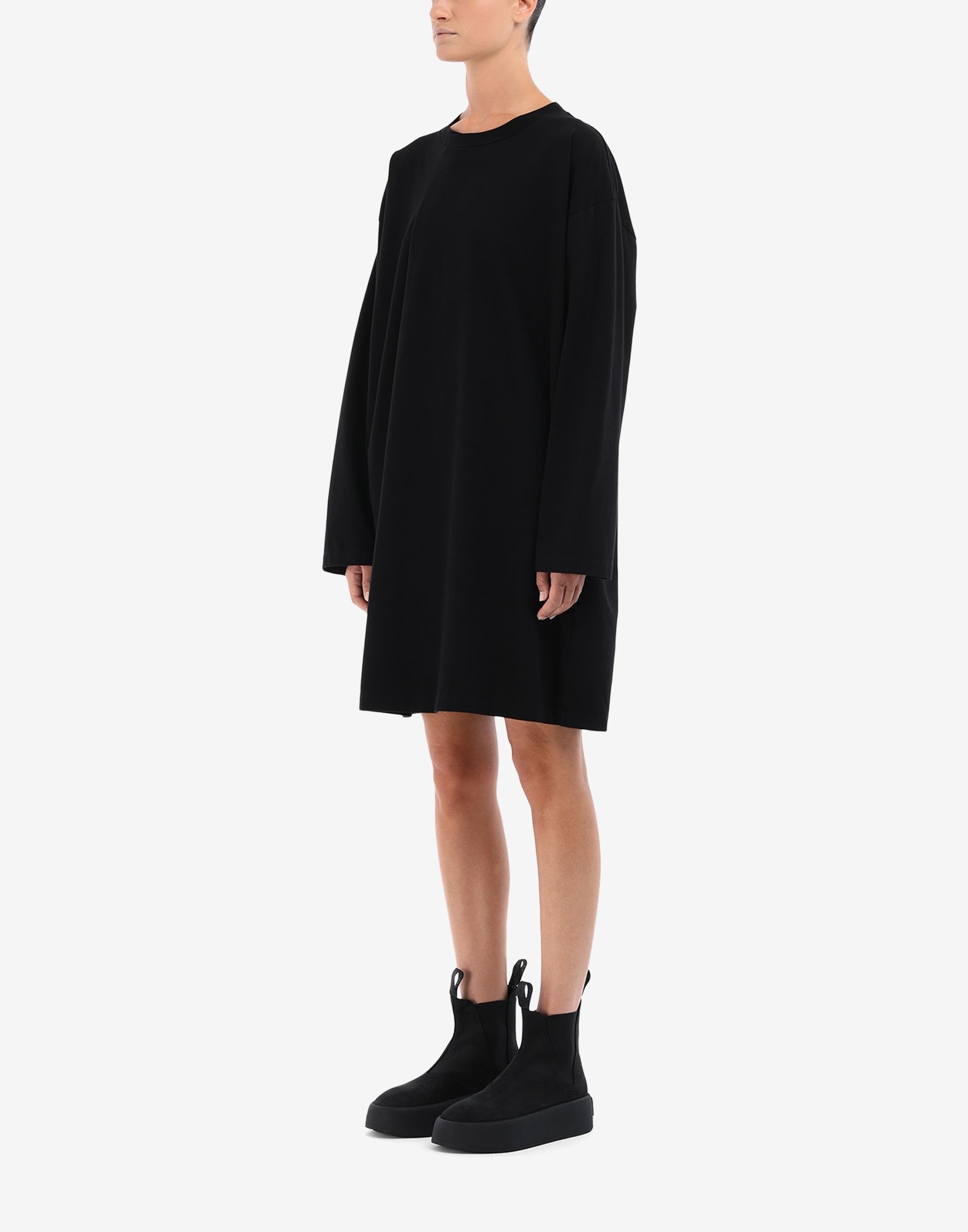 Pleat sweatshirt dress - 5