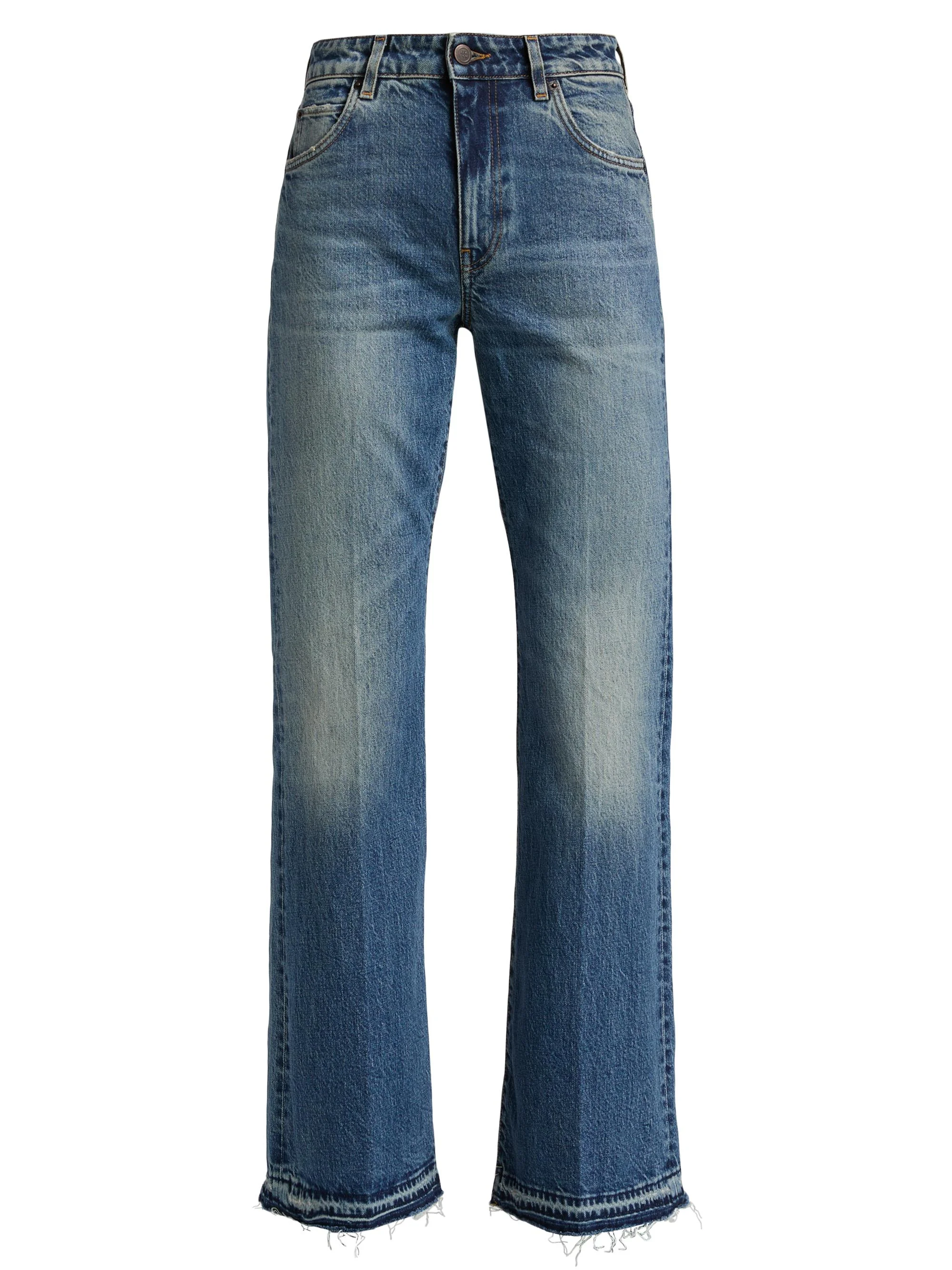 Women's High-Rise Bootcut Jeans - Raw Vintage Blue - 1