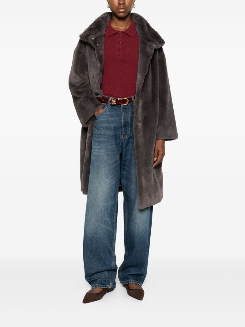 Herno funnel-neck coat outlook