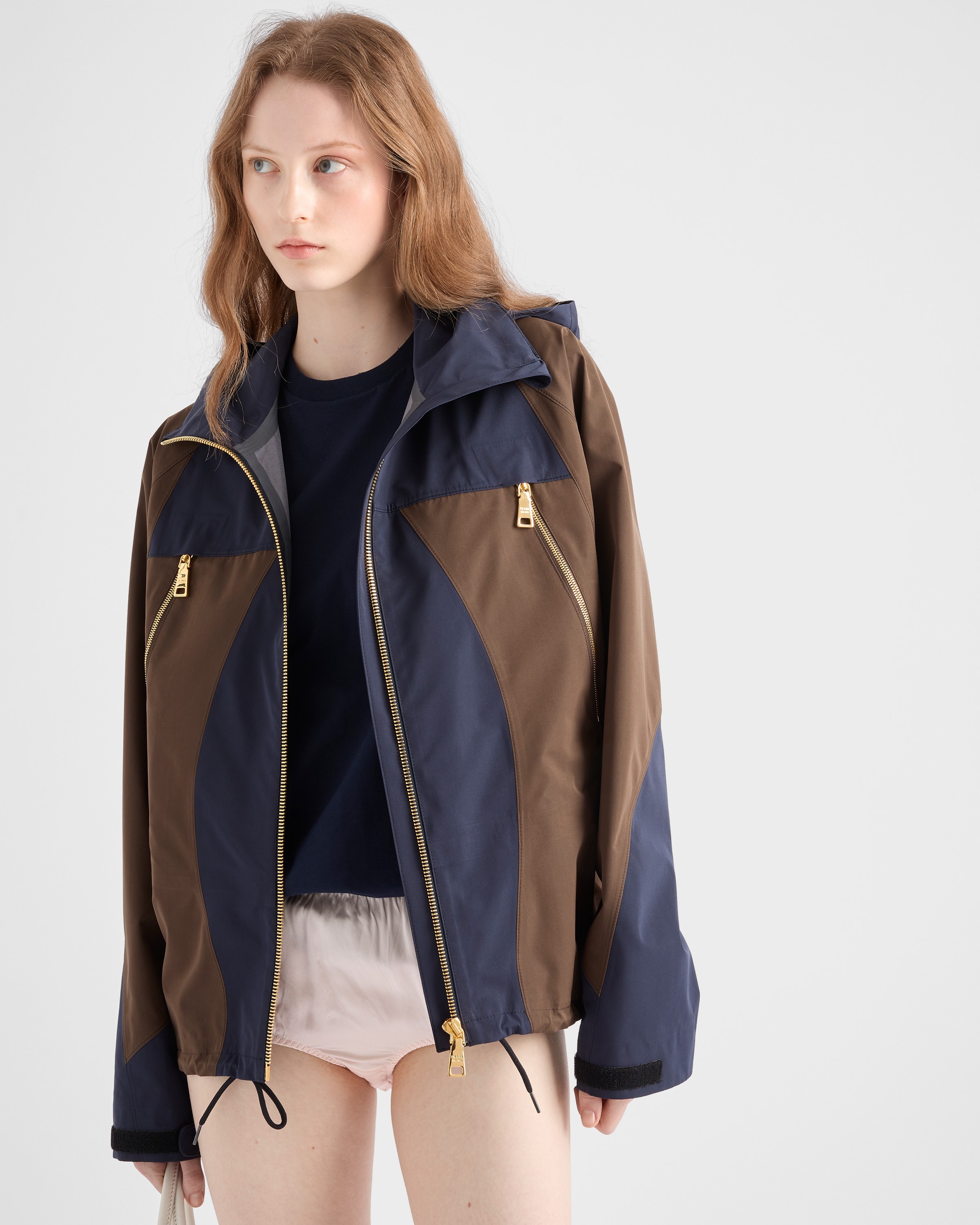 Technical fabric blouson jacket - 3