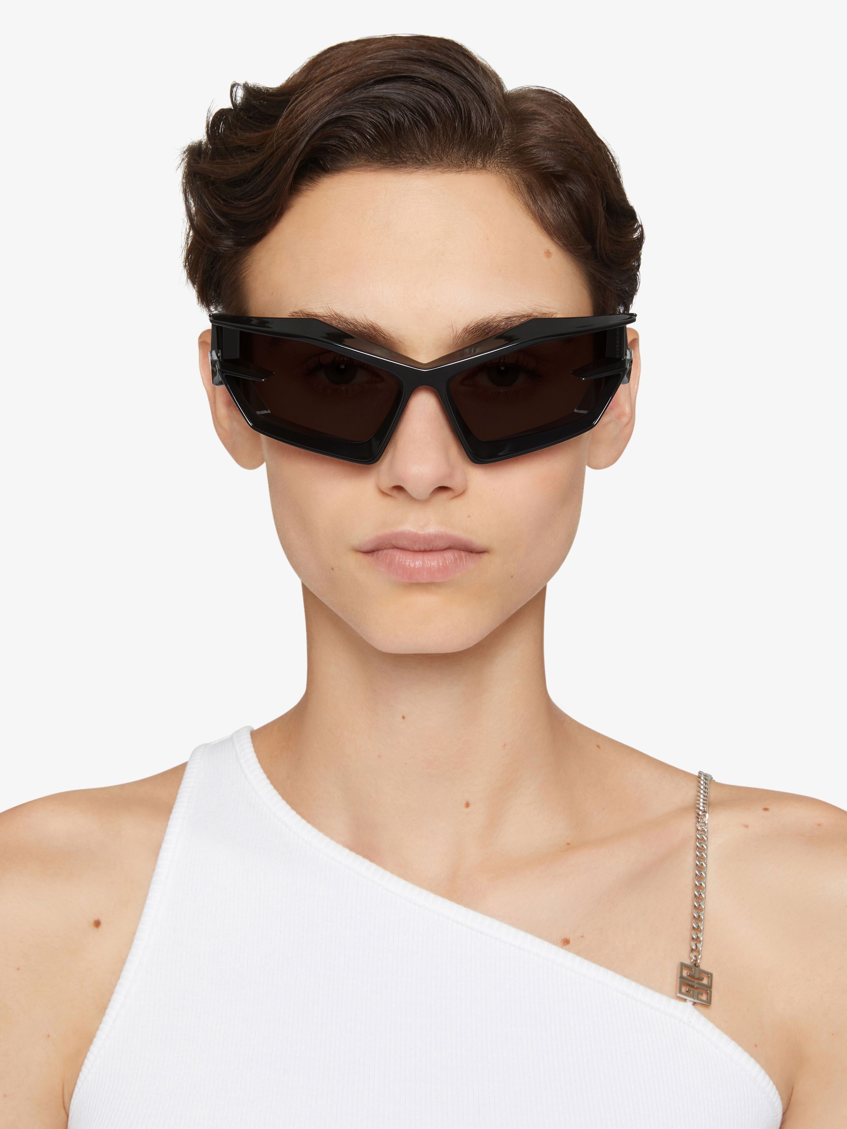【GIVENCHY】Giv Cut スクエア サングラス ニュートラル Givenchy GIV CUT UNISEX INJECTED SUNGLASSES | REVERSIBLE