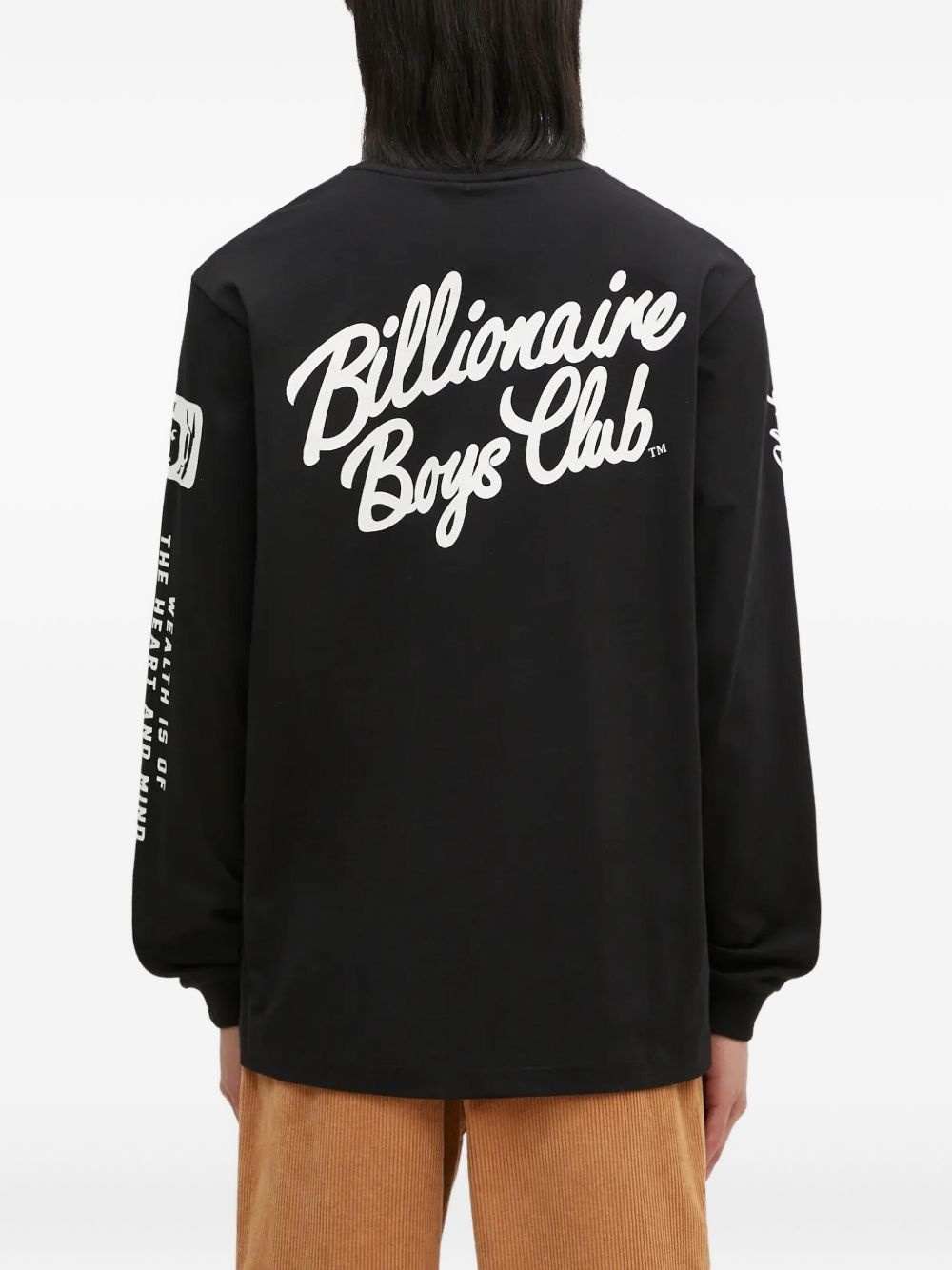 logo-print long-sleeved T-shirt - 4