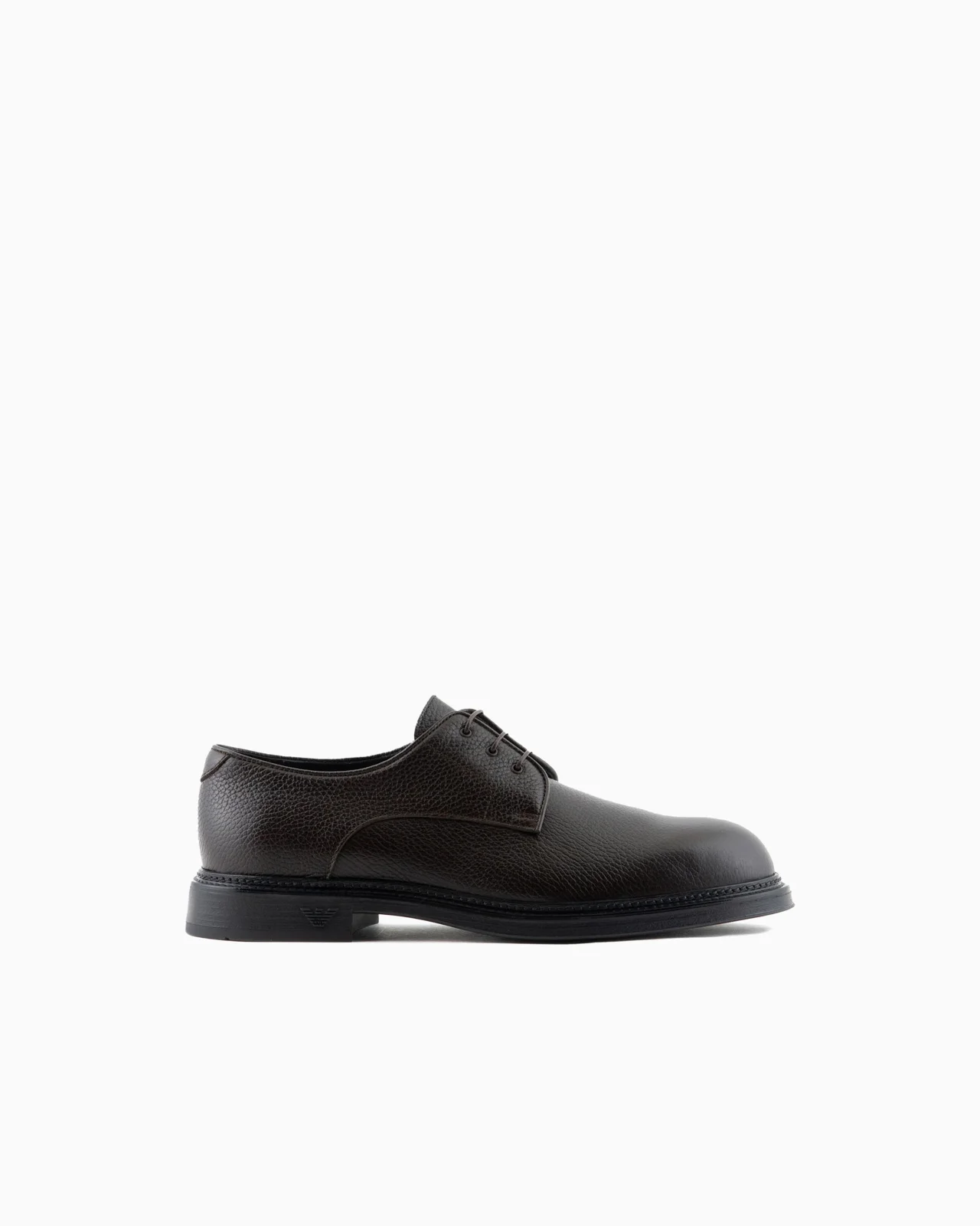 Pebbled leather Derby shoes - 1