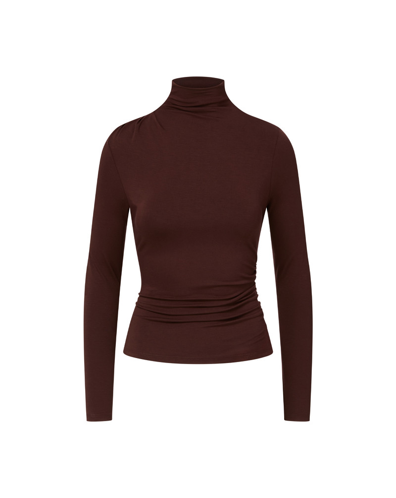 MYLIE MOCK-NECK TOP 1