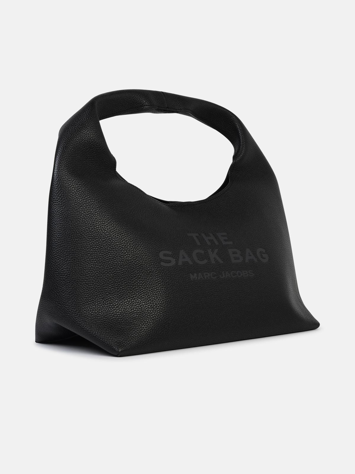 'SACK' BLACK LEATHER BAG - 2