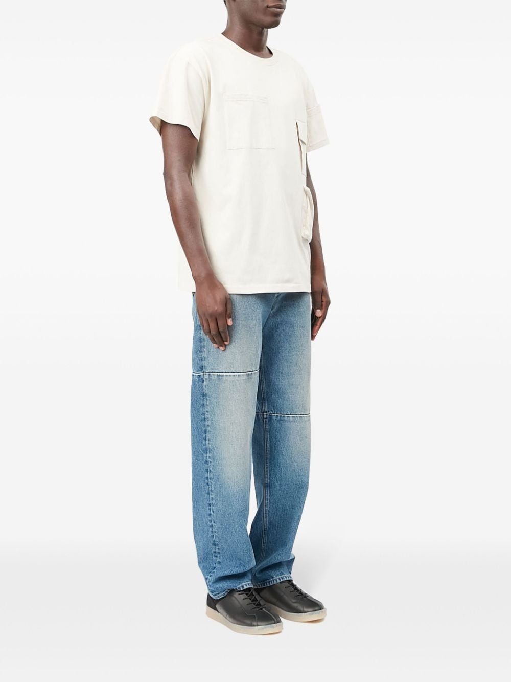 multiple-pockets cotton T-shirt - 3