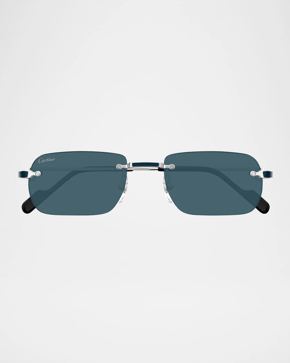 Men's Nylon & Metal Rectangle Sunglasses - 1