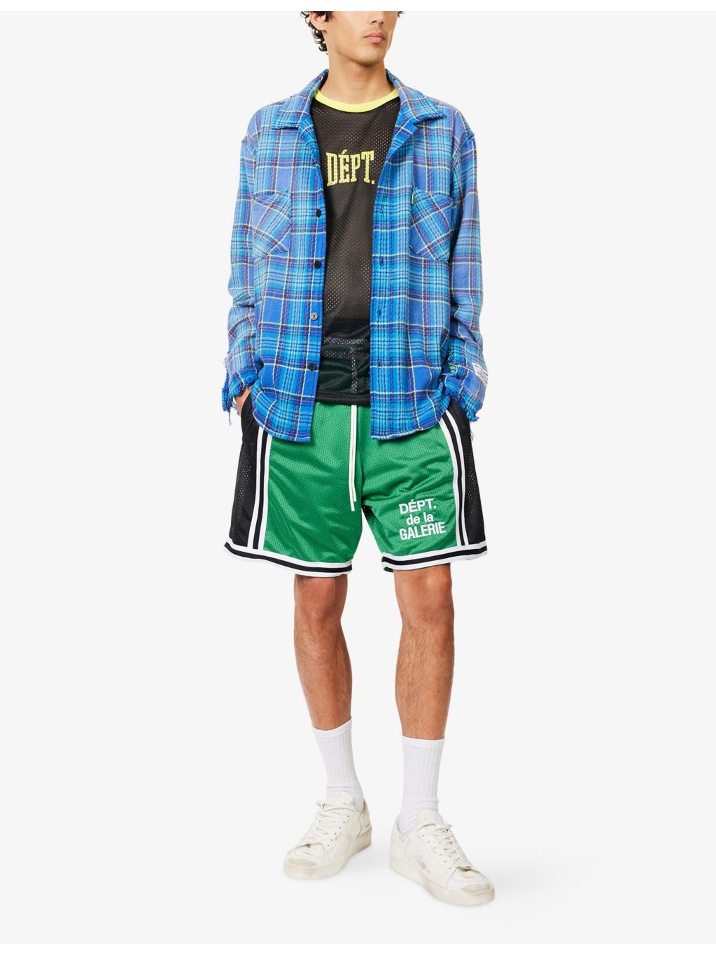 Miami Court Embroidered-Branding Woven Shorts - 2