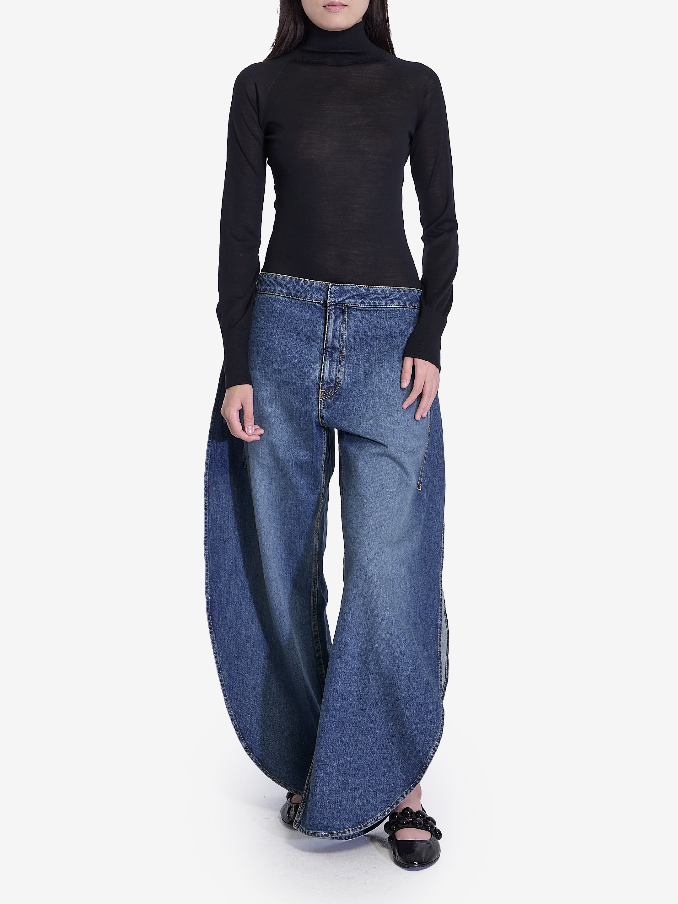 Alaïa Rounded jeans | leam | REVERSIBLE