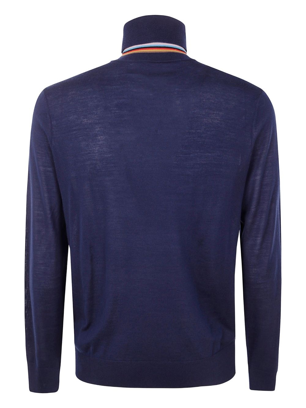 stripe turtleneck jumper - 2