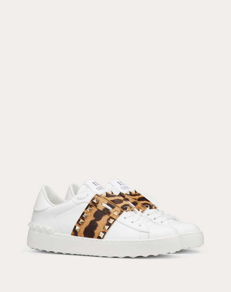 Valentino ROCKSTUD UNTITLED CALFSKIN SNEAKER outlook