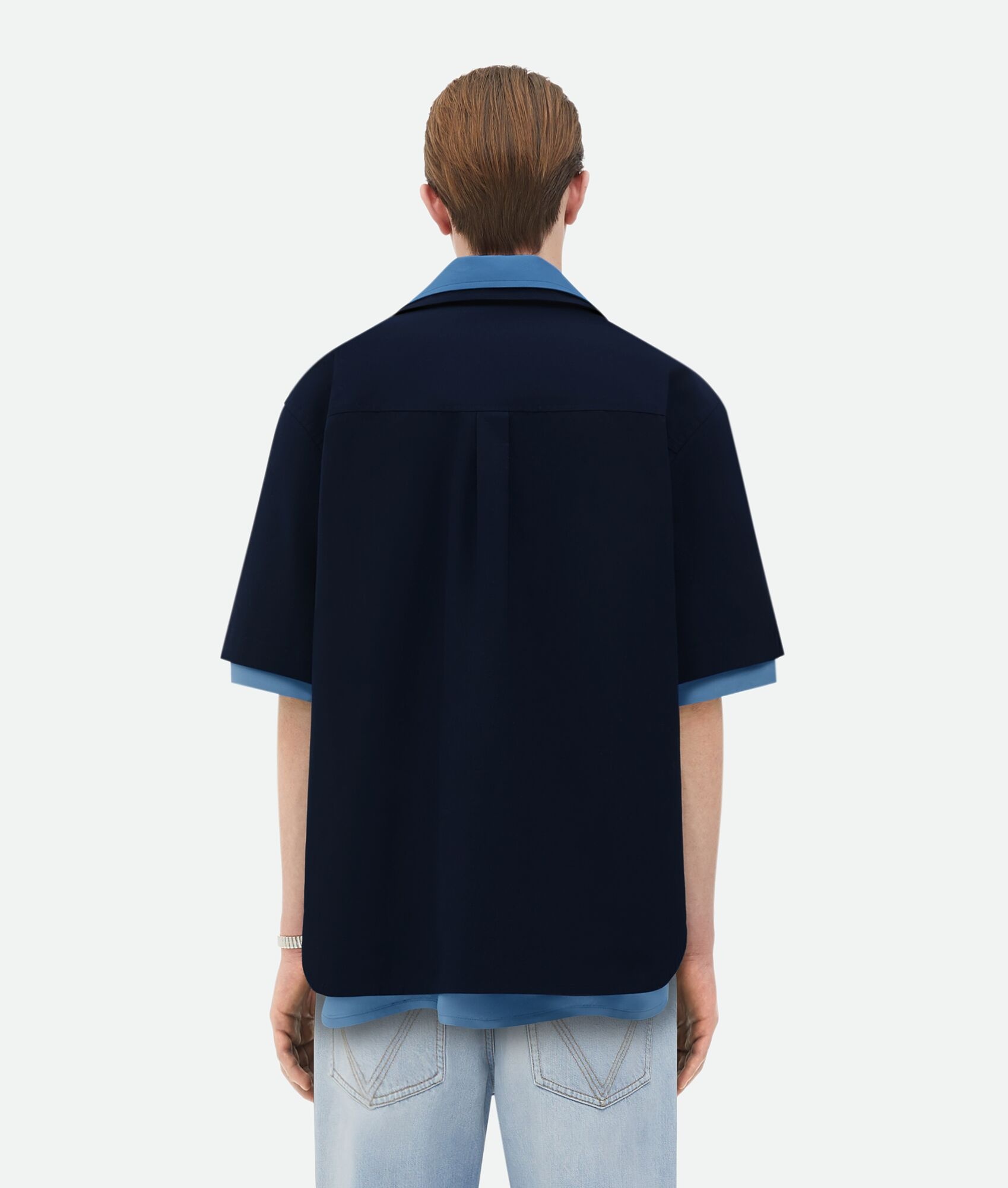Double Layer Cotton And Viscose Shirt - 3