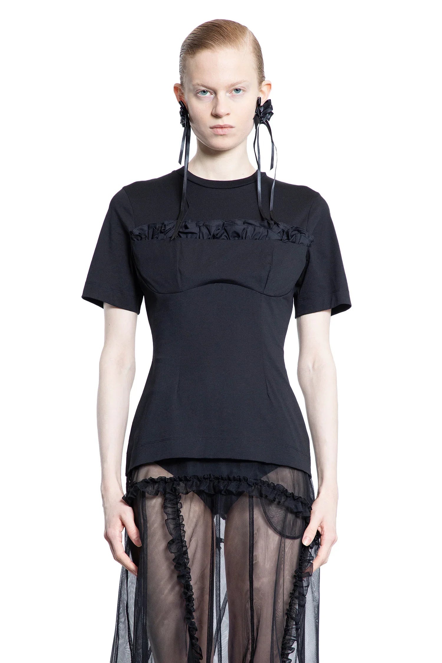 Simone Rocha Balconette-Bust-T-Shirt | antonioli | REVERSIBLE