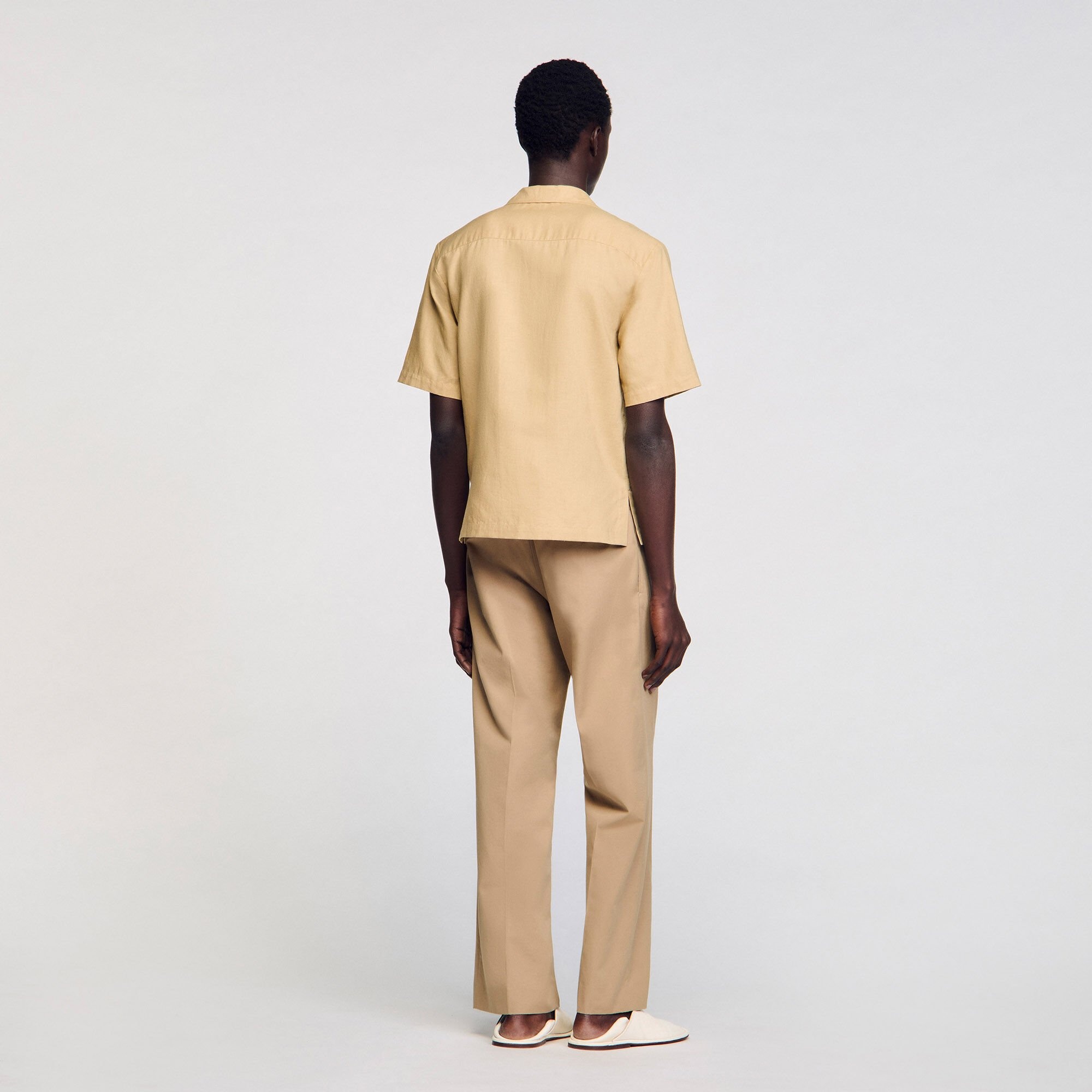 COTTON AND LINEN SHIRT - 5