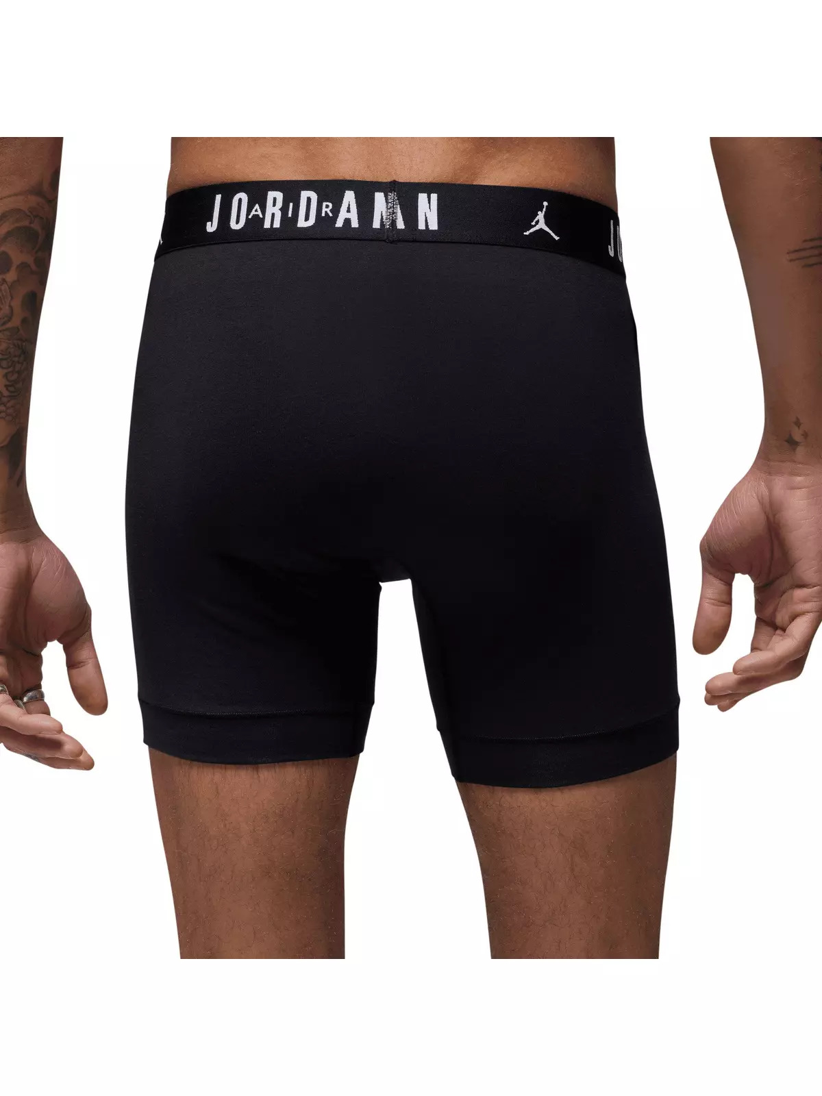 Men's Flight Cotton Core 3-Pack Boxer Brief -Blue/Black/Grey - 4