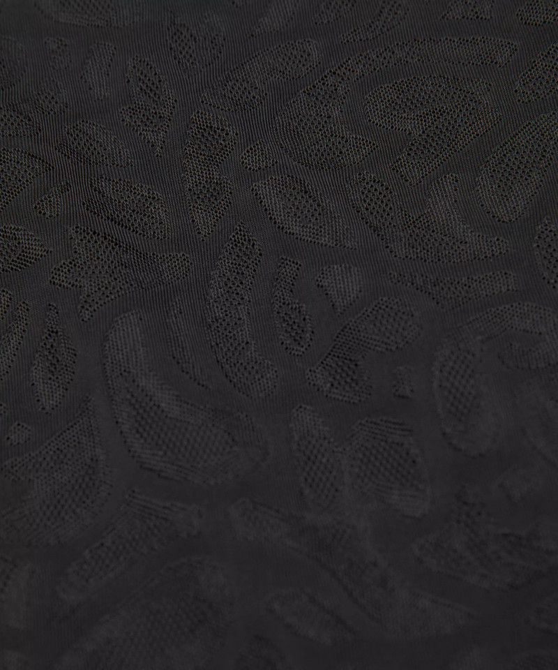 Paisley Lace Jacquard High-Rise Flared Pant 7