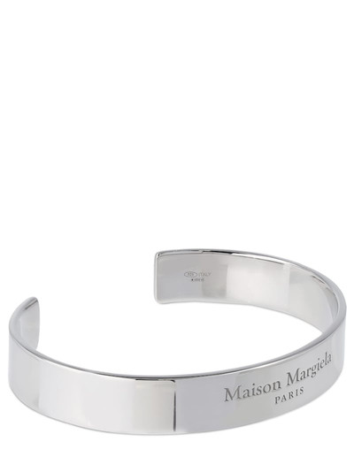 Maison Margiela Logo engraved thick cuff bracelet outlook