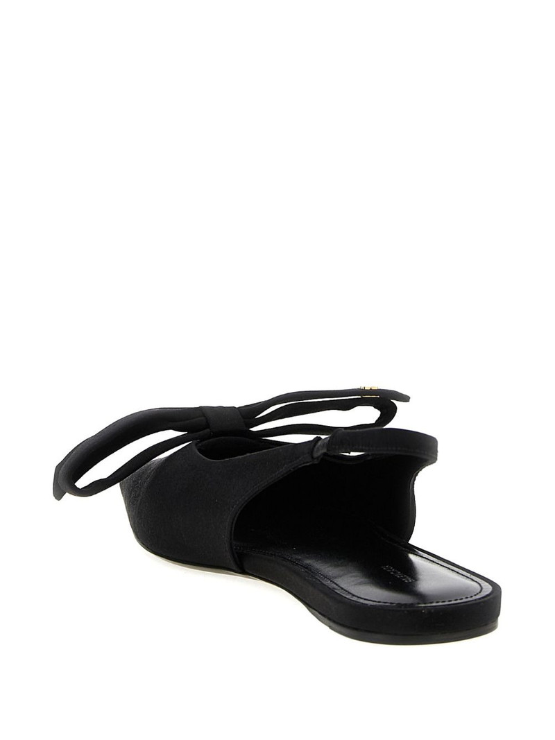 Nano Bow slingback flat pumps 3