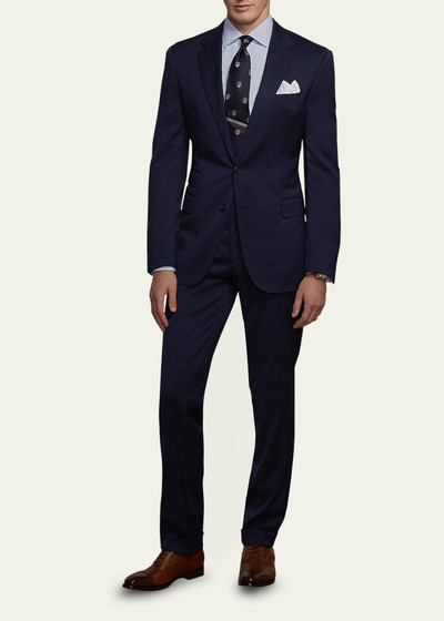 Ralph Lauren Men's Solid Wool Serge Suit outlook