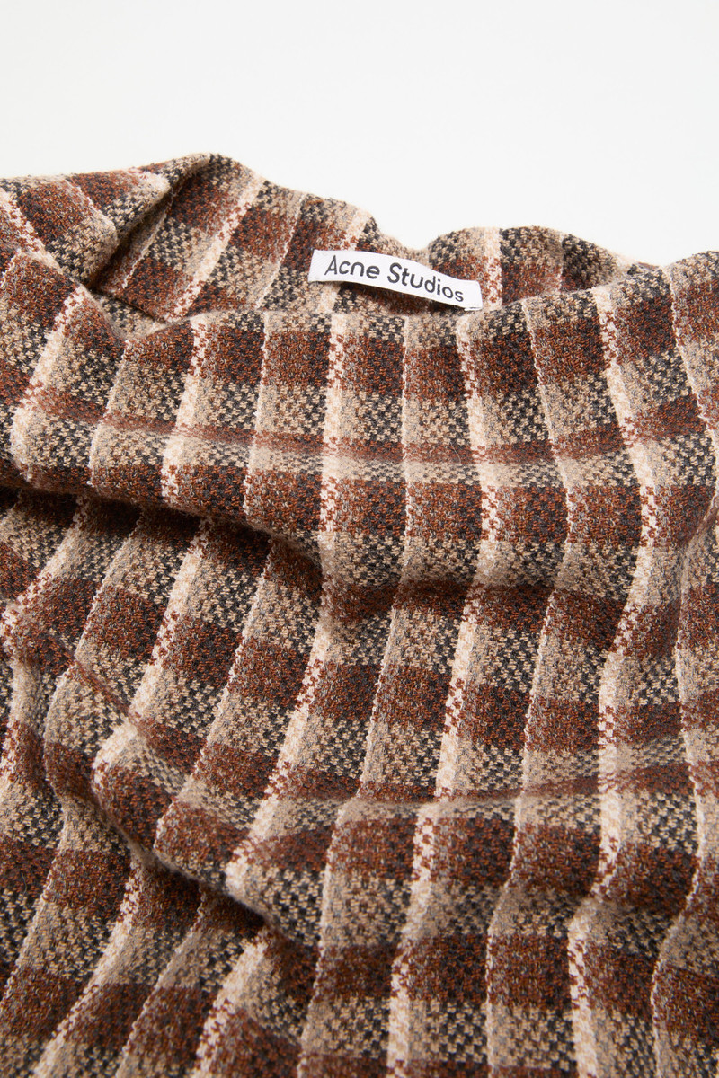 High neckline blouse - Beige/brown 5