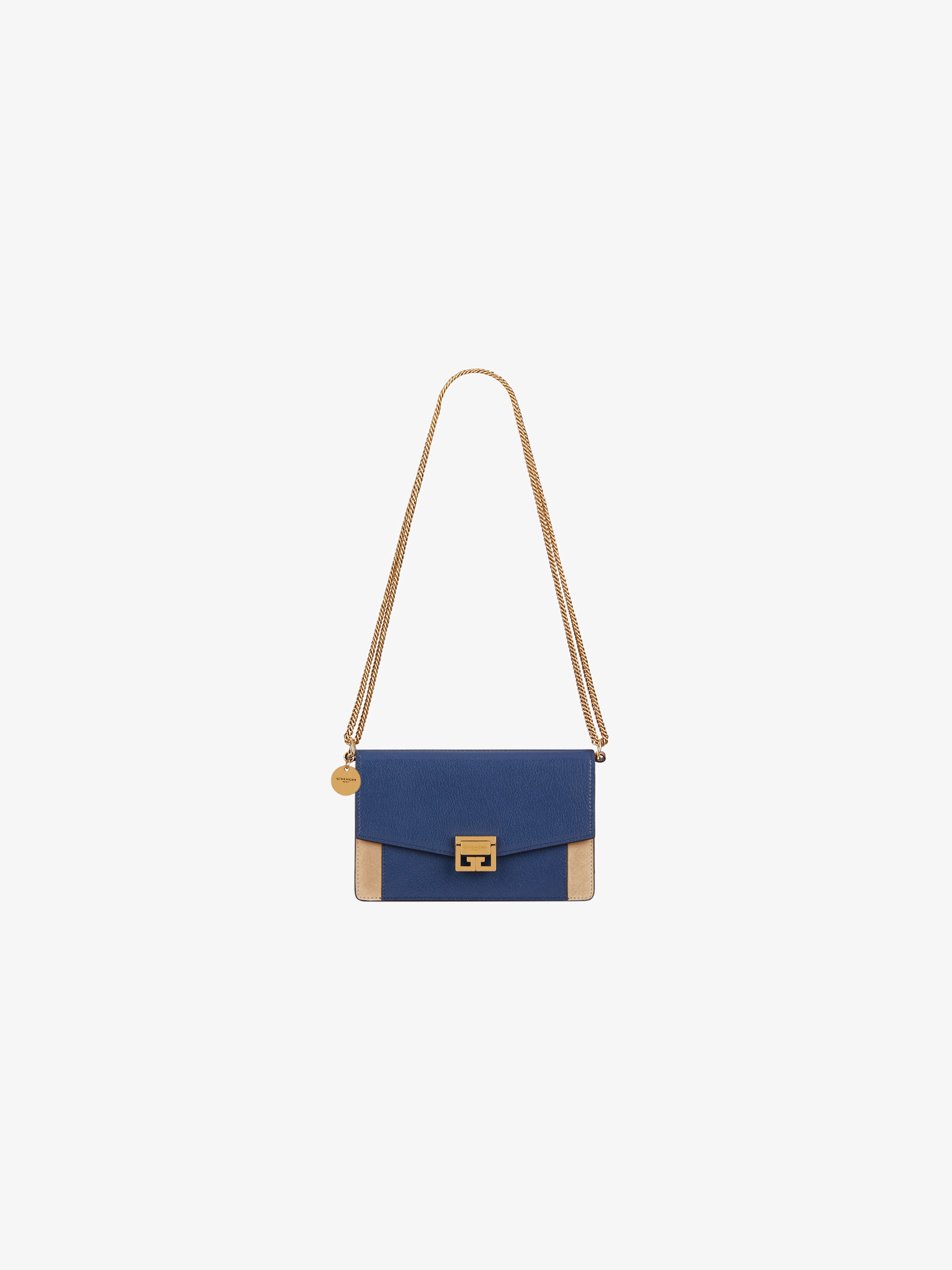 Mini GV3 bag in leather and suede - 5