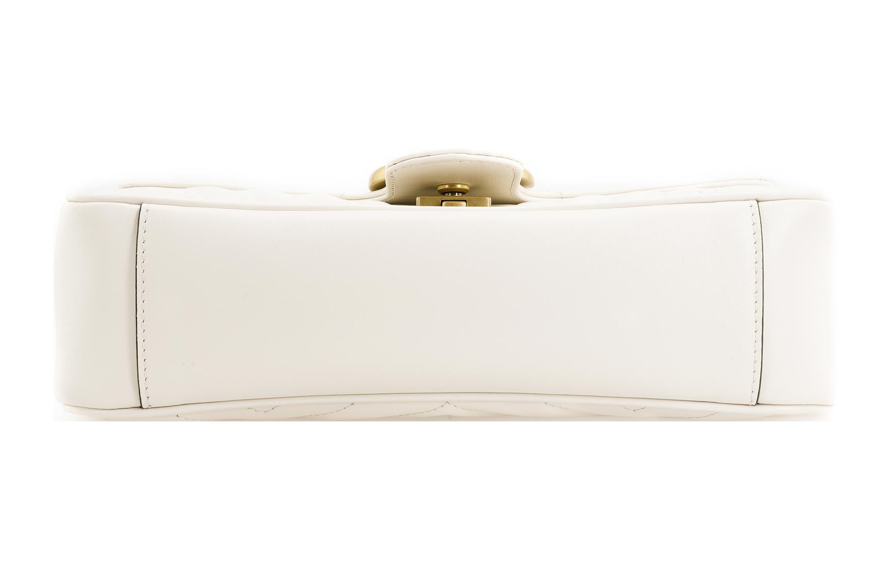 (WMNS) Gucci GG Marmont Small-Sized Single-Shoulder Bag White 443497-DTDIT-9022 - 4