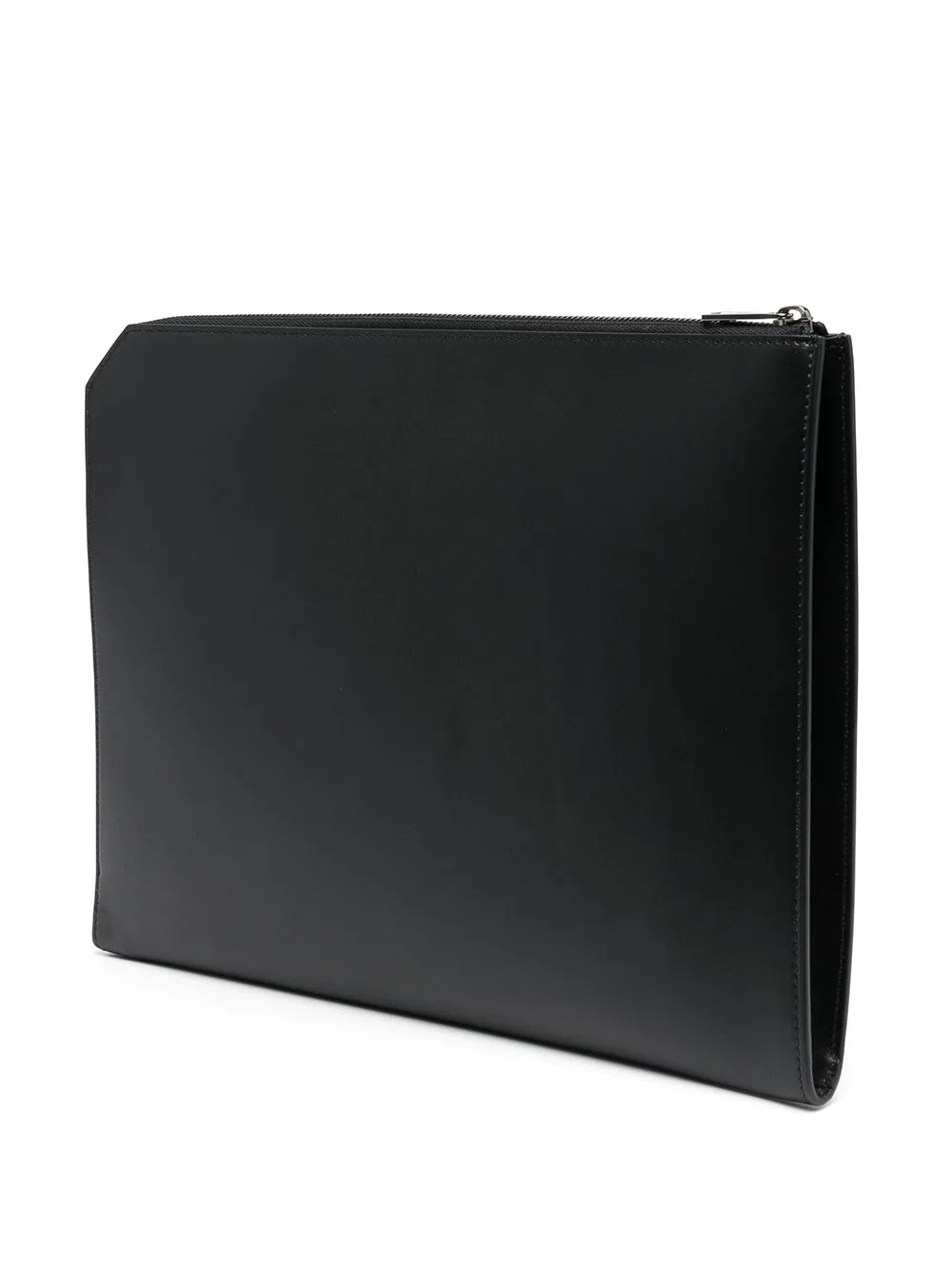 zip-up leather pouch - 3