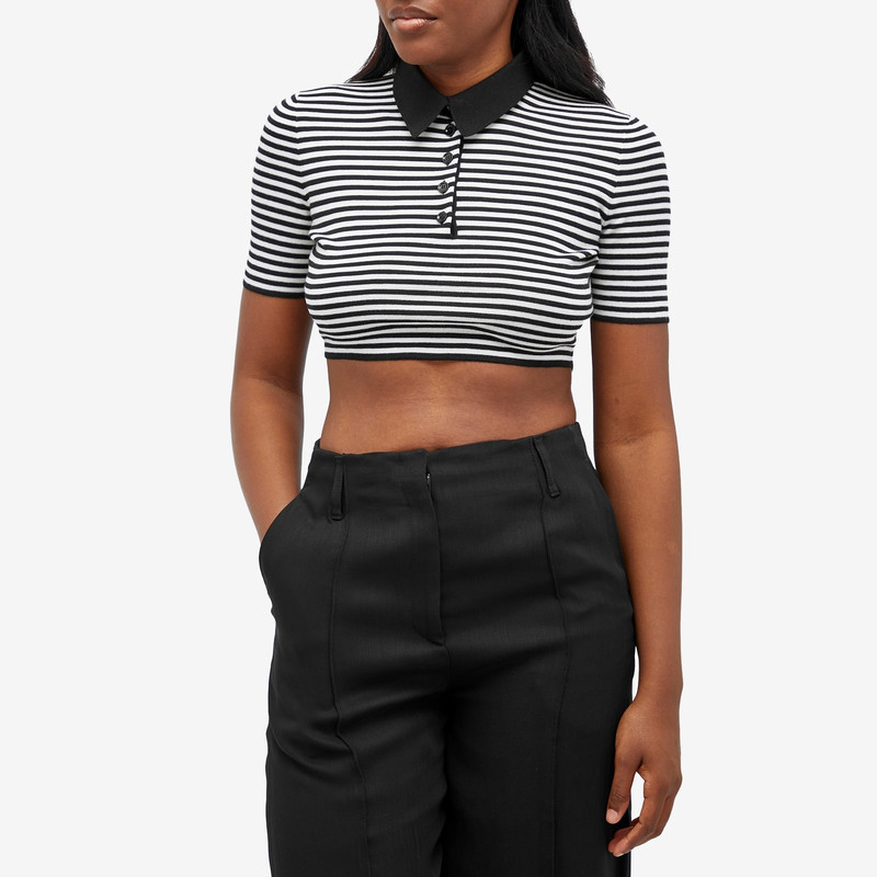 Dolce & Gabbana Dolce & Gabbana Cropped Polo Neck Top outlook