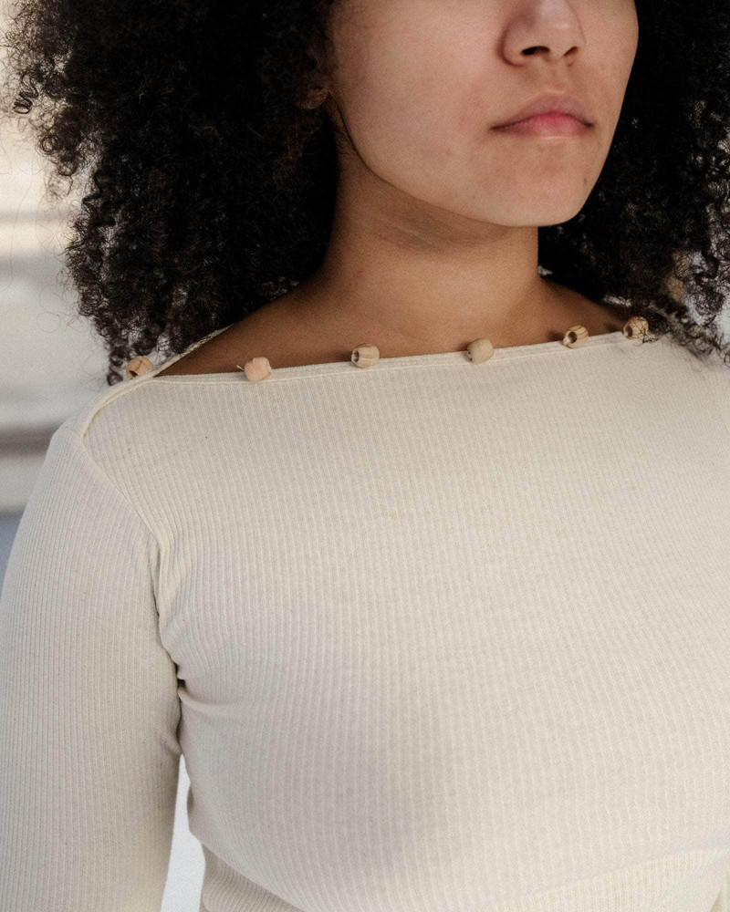Tav Long Sleeve Tee - Recycled Cotton Rib 3