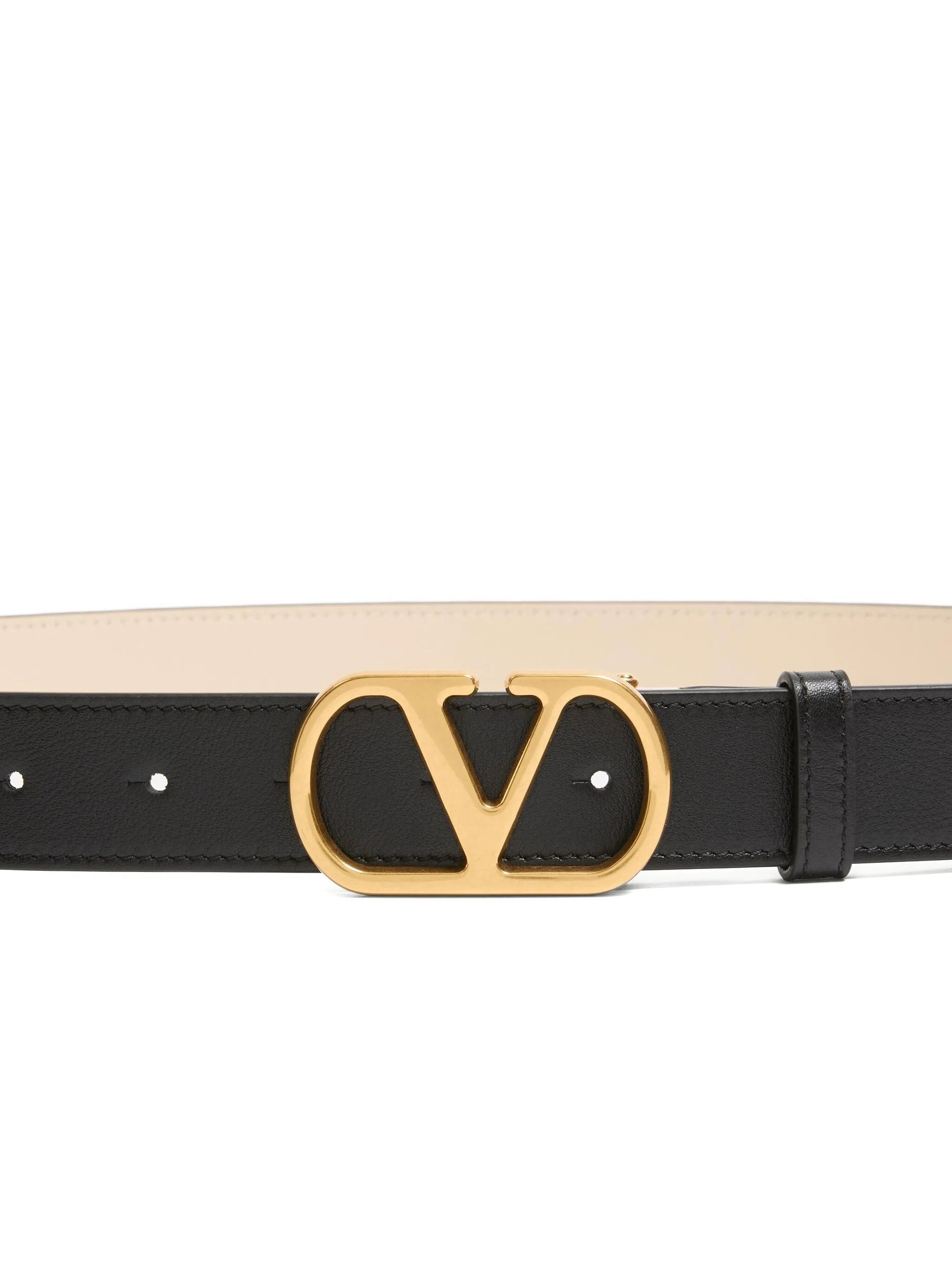 VLogo Signature leather belt - 3