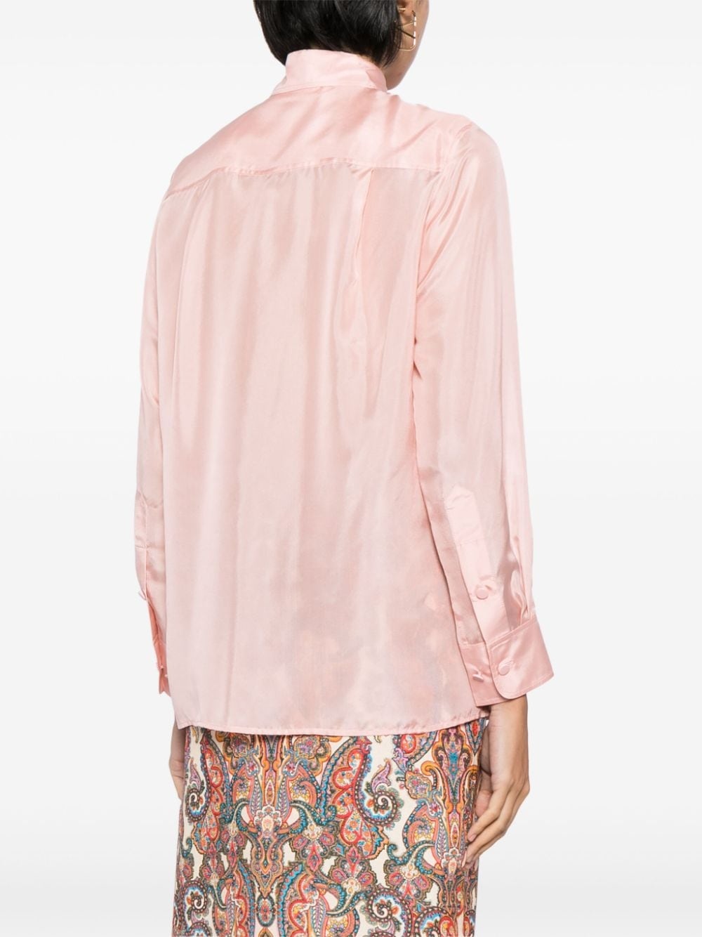 Halliday silk shirt - 4